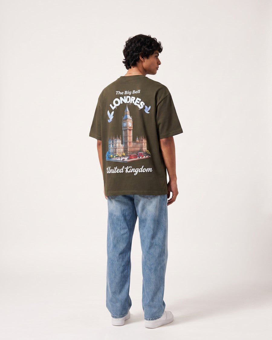 London Big Bell Oversized T-Shirt, view 4