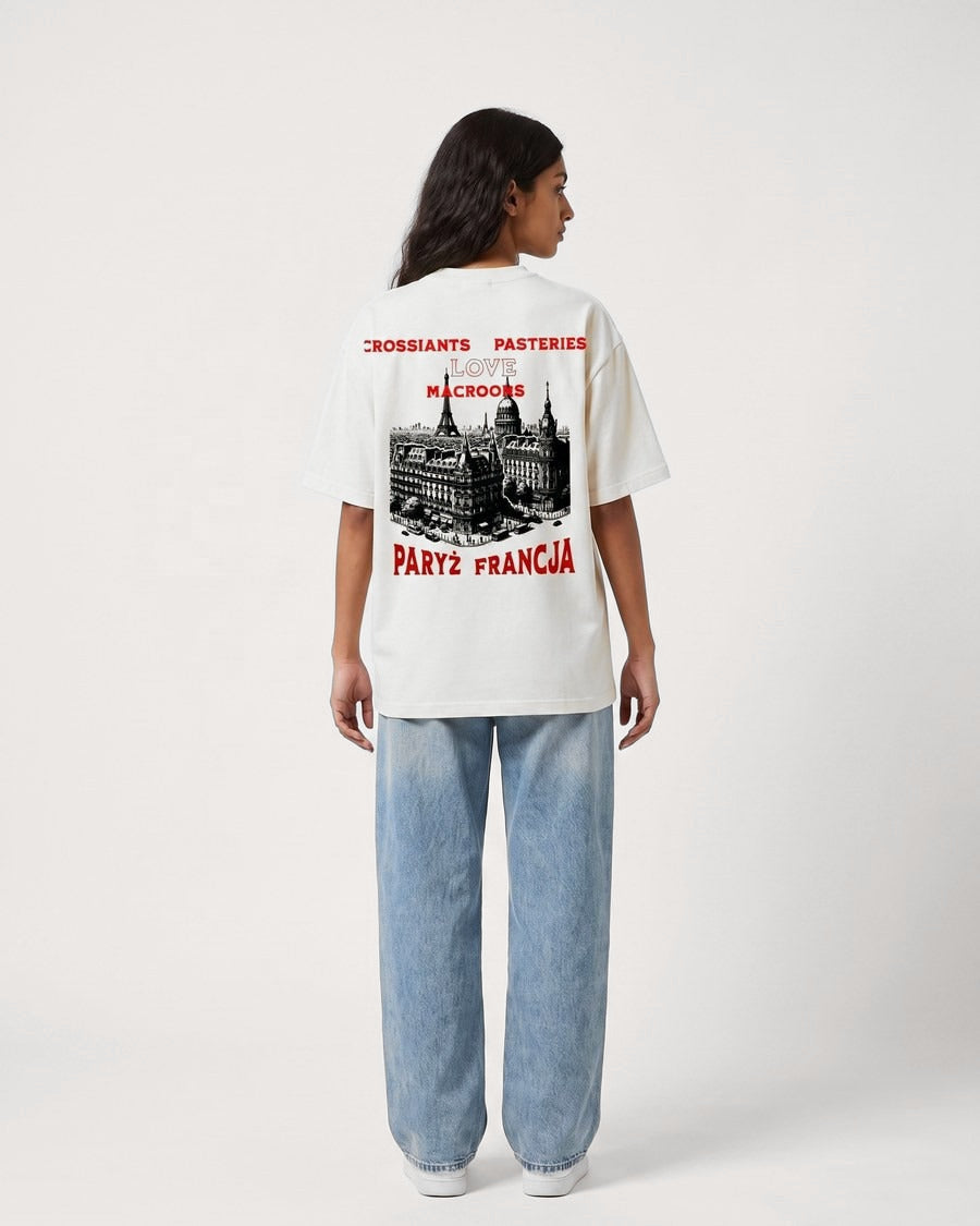 Paris Pâtisserie Oversized T-Shirt, view 8