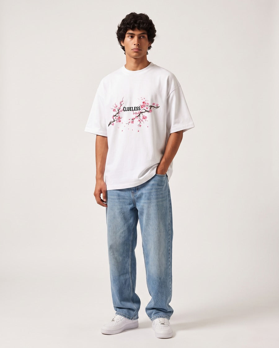 Clueless Sakura Oversized T-Shirt, view 3