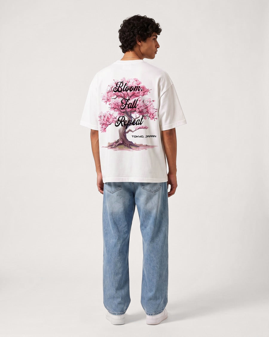 Clueless Sakura Oversized T-Shirt, view 4