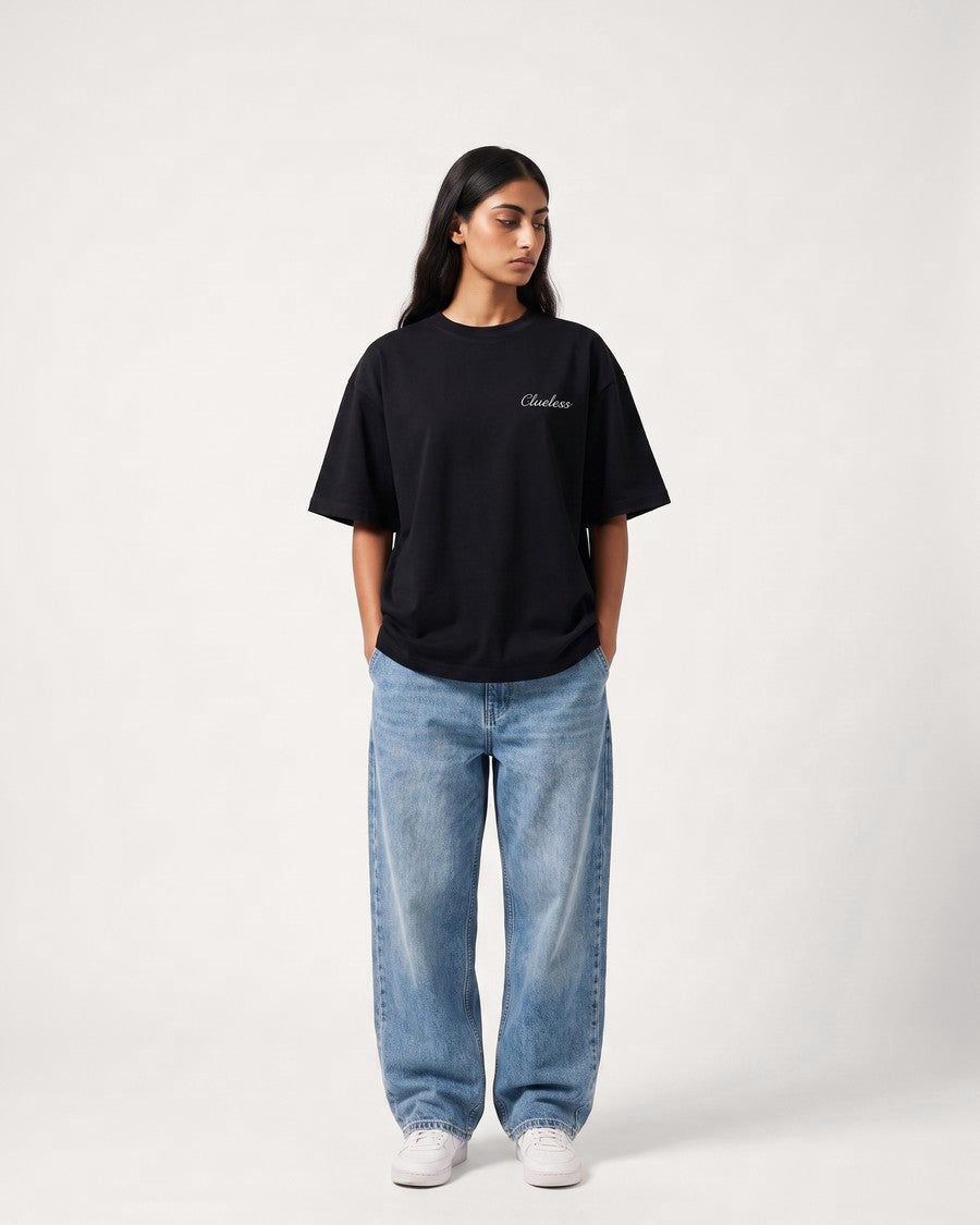 Clueless “WARNING” Oversized T-Shirt, view 6