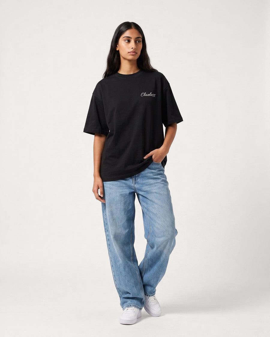 Clueless “WARNING” Oversized T-Shirt, view 7