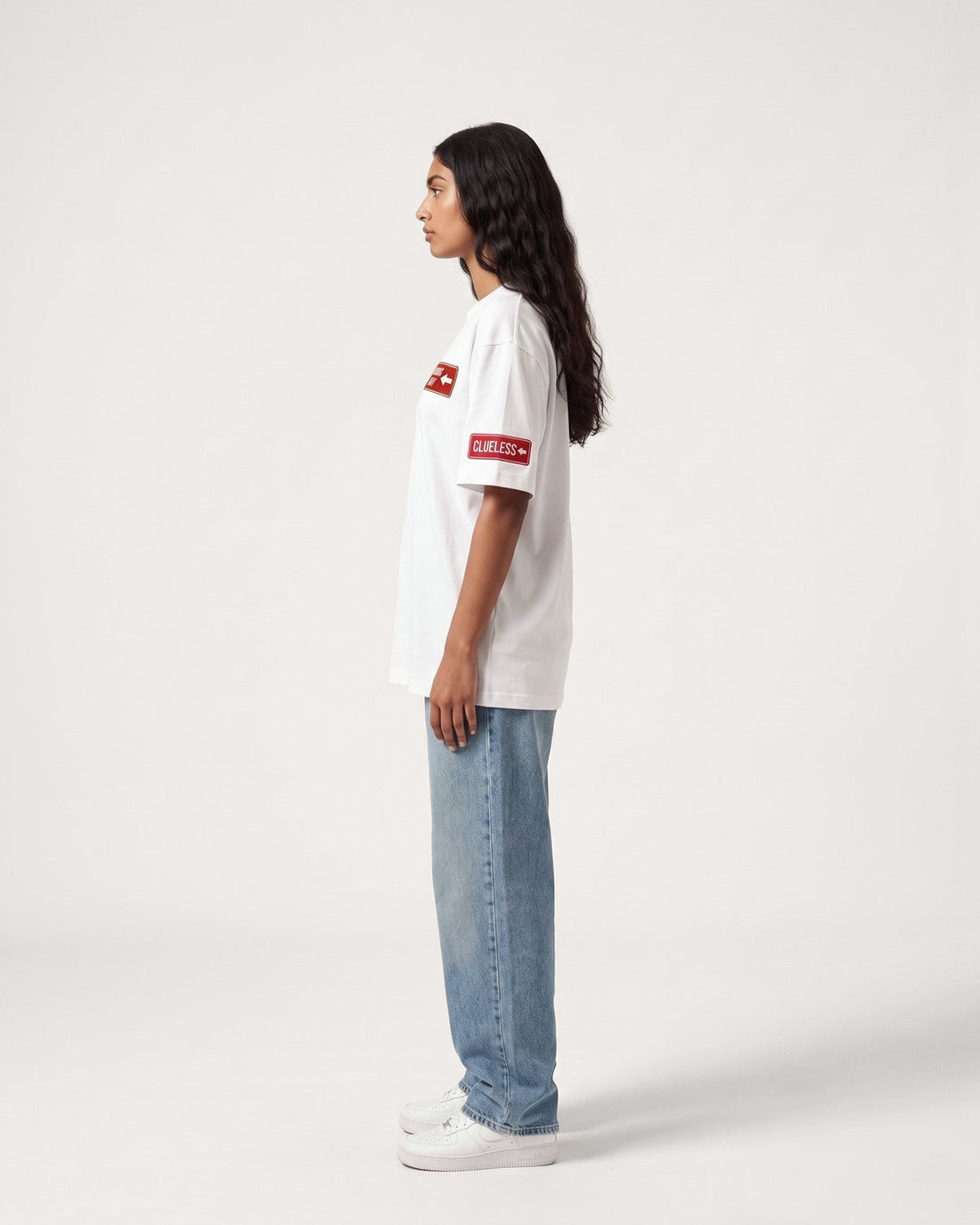 Wrong Way Right Story Oversized T-Shirt, view 10