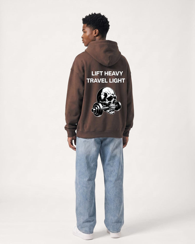 Clueless “Lift Heavy, Travel Light” Oversized Hoodie