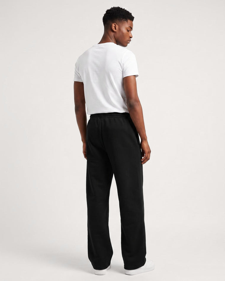 Clueless Departure Black Wide-Leg Joggers