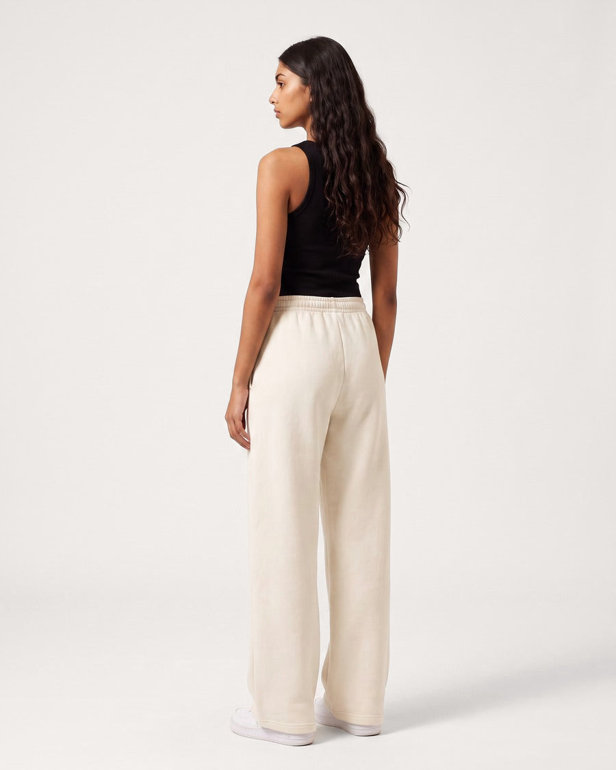 Clueless Departure Off-White Wide-Leg Joggers, view 8