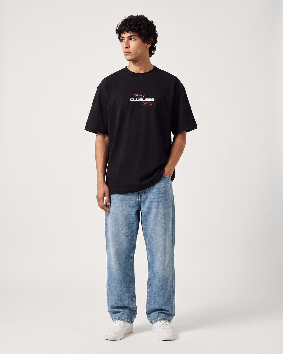Clueless Maranello Racing Oversized T-Shirt, view 3
