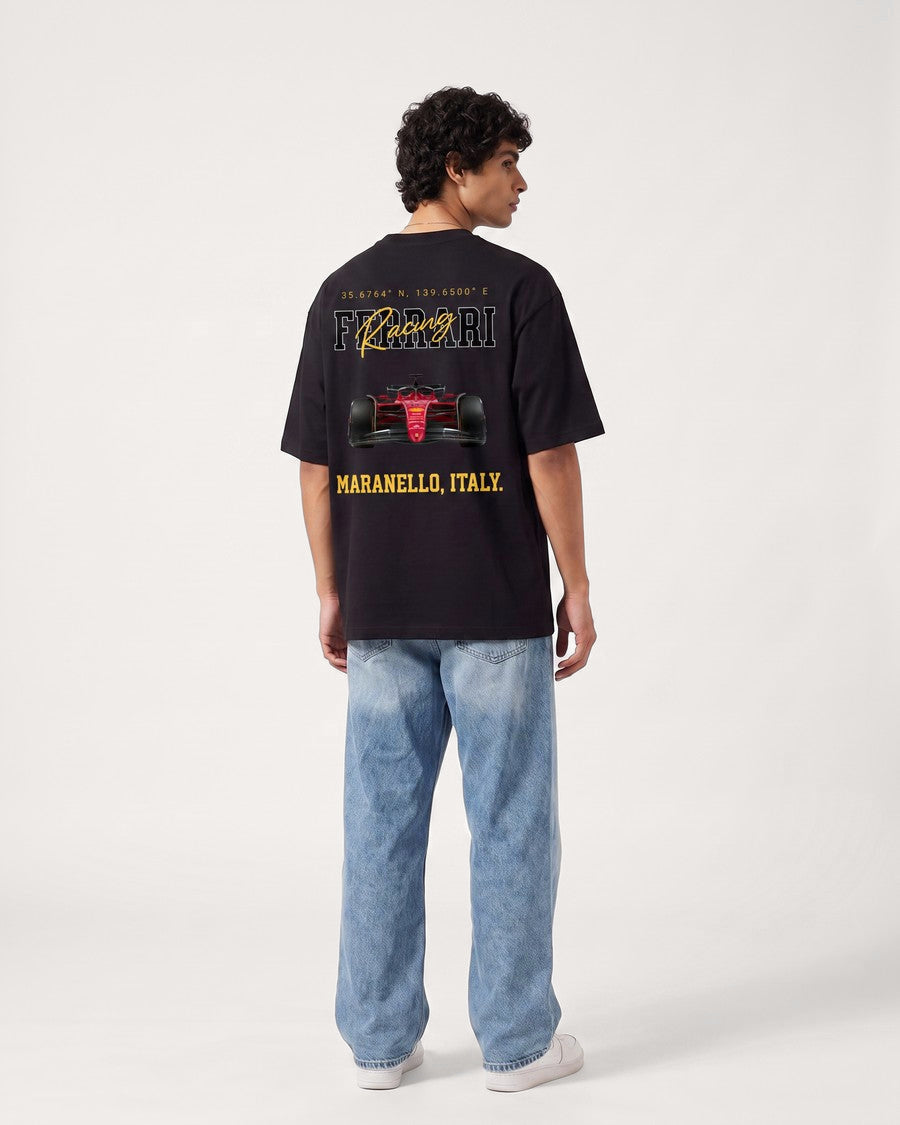 Clueless Maranello Racing Oversized T-Shirt, view 4