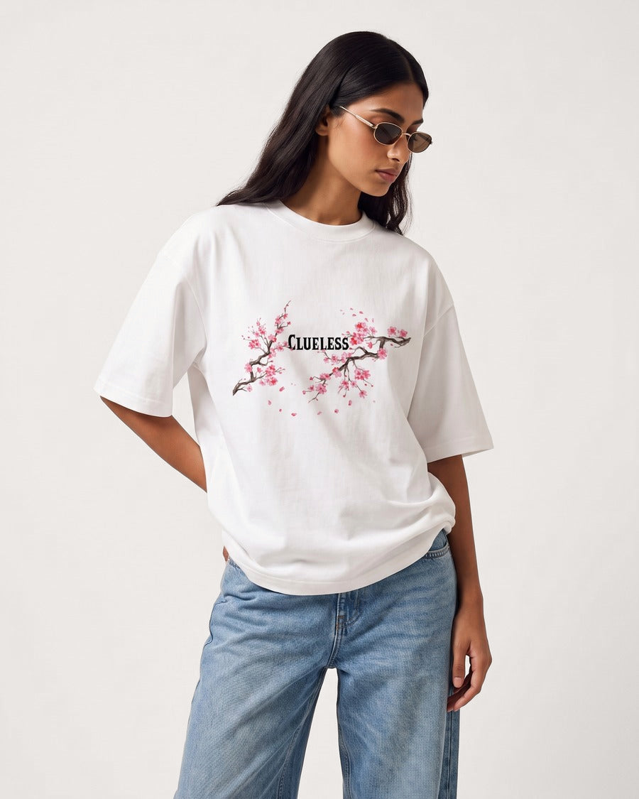 Clueless Sakura Oversized T-Shirt, view 6
