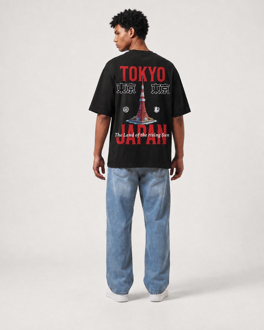 Tokyo City Oversized T-Shirt, view 4