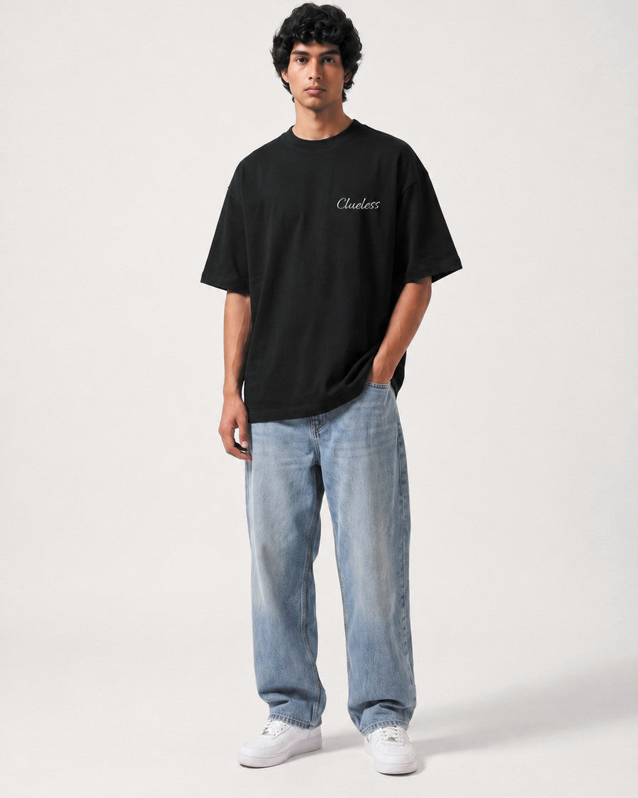 Clueless “WARNING” Oversized T-Shirt, view 3