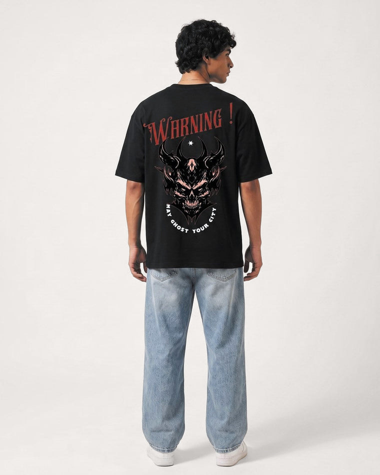 Clueless “WARNING” Oversized T-Shirt