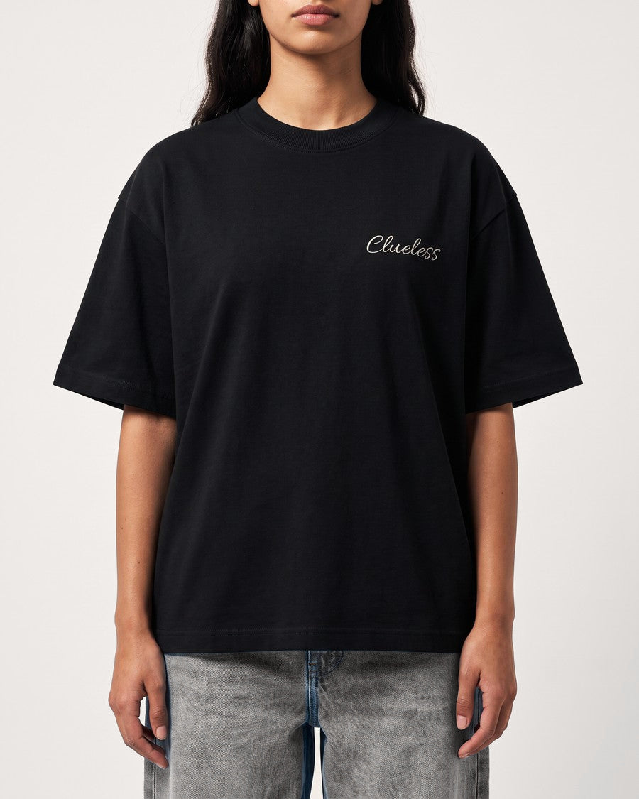 Clueless “WARNING” Oversized T-Shirt, view 5