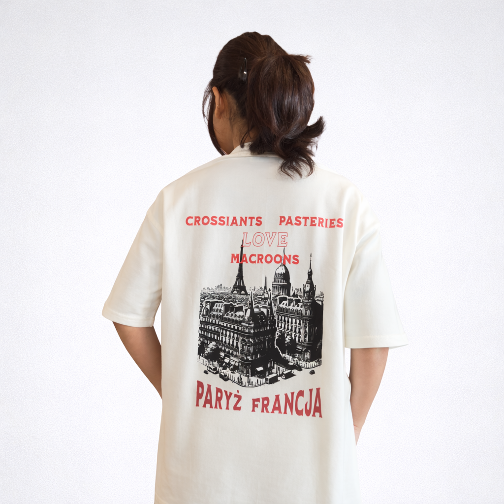 Paris Pâtisserie Oversized T-Shirt - Image 8