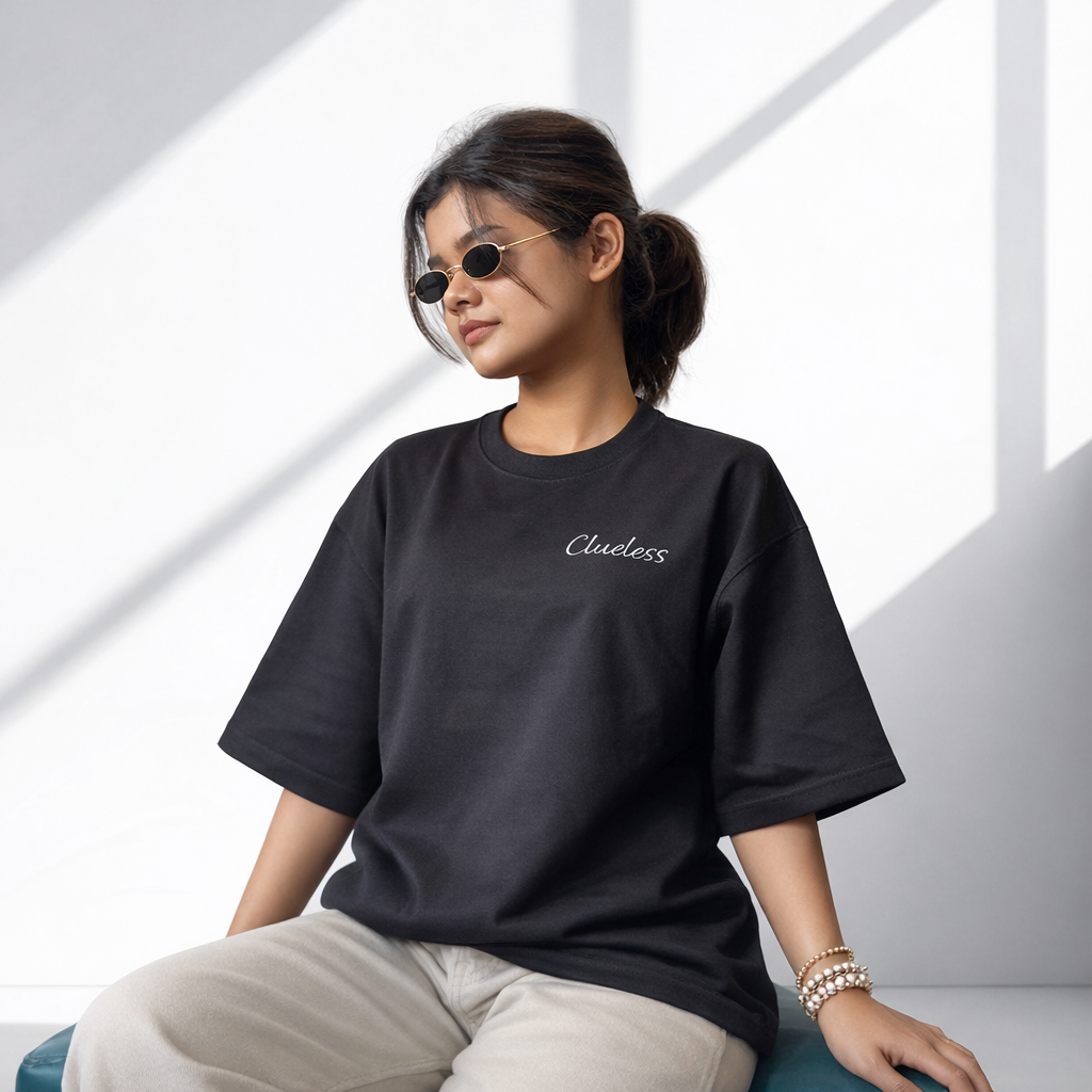 Clueless "WARNING" Oversized Tee - Image 5