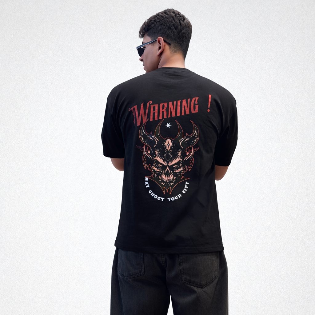 Clueless "WARNING" Oversized Tee - Image 8