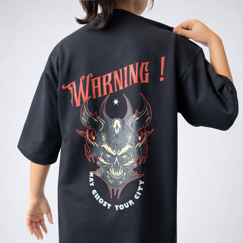 Clueless "WARNING" Oversized Tee - Image 6