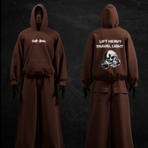 Clueless “Lift Heavy, Travel Light” Oversized Hoodie